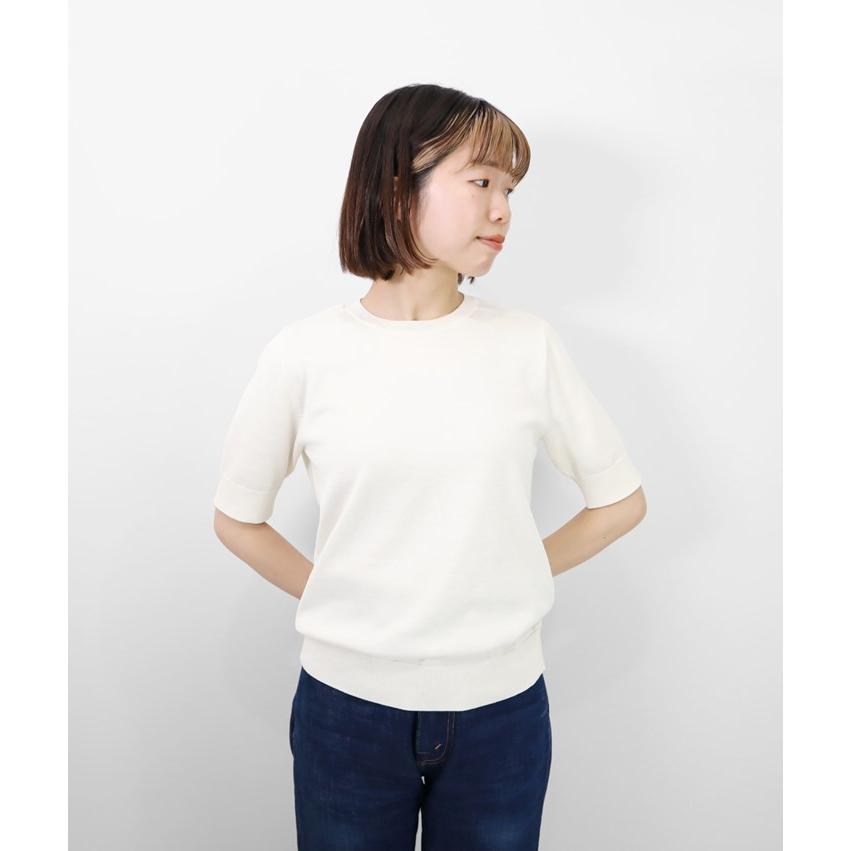 【ここしふぉん】エルメス ゴルチエ期シルクコットン半袖ニットイタリア製36 PRODIGAL（プロディガル） シルクコットン Tシャツ 日本製 M L