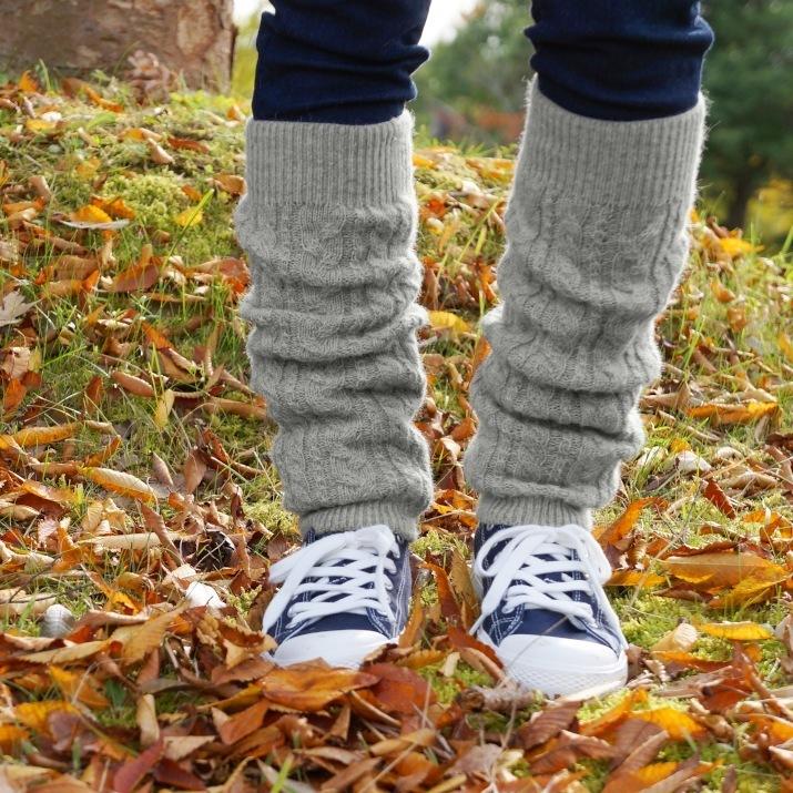 PRODIGAL（プロディガル） アルパカ ケーブル編み レッグウォーマー