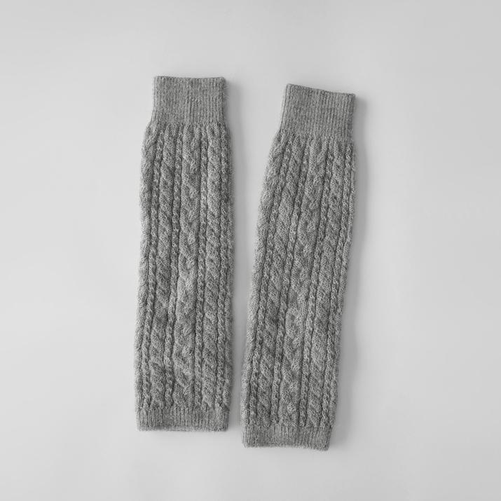 PRODIGAL（プロディガル） アルパカ ケーブル編み レッグウォーマー