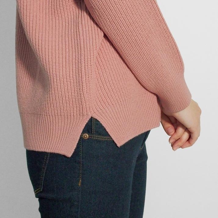 PRODIGAL（プロディガル） カシミヤ 100％ 畦編み クルーネック