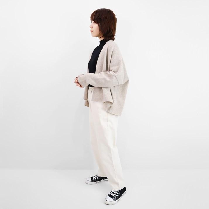 PRODIGAL（プロディガル） ウールカシミヤ ショート丈 カーディガン