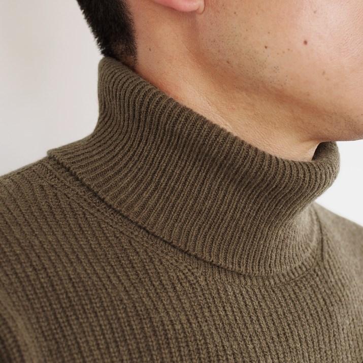 日本製　ウール100％ タートルネック2枚セット　グレー、ブラウン 日本製 ウール100％ タートルネック2枚セット グレー、ブラウン