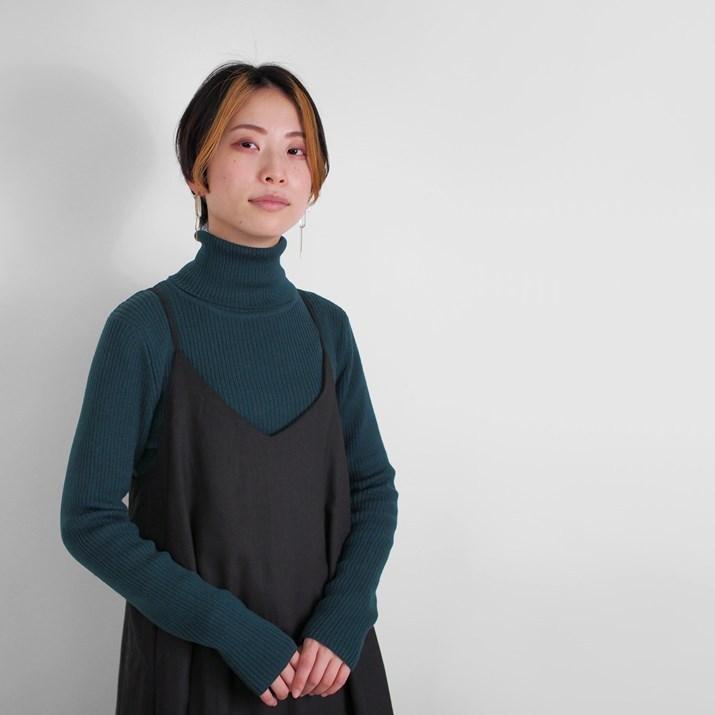 PRODIGAL ウール 100% リブニット タートルネック 長袖 レディース 日本製 M L 秋 冬 秋冬 セーター トップス シンプル きれいめ 五泉ニット ウール100％リブタートル PRODIGAL（プロディガル） ウール 100％ リブタートル 長袖 レディース