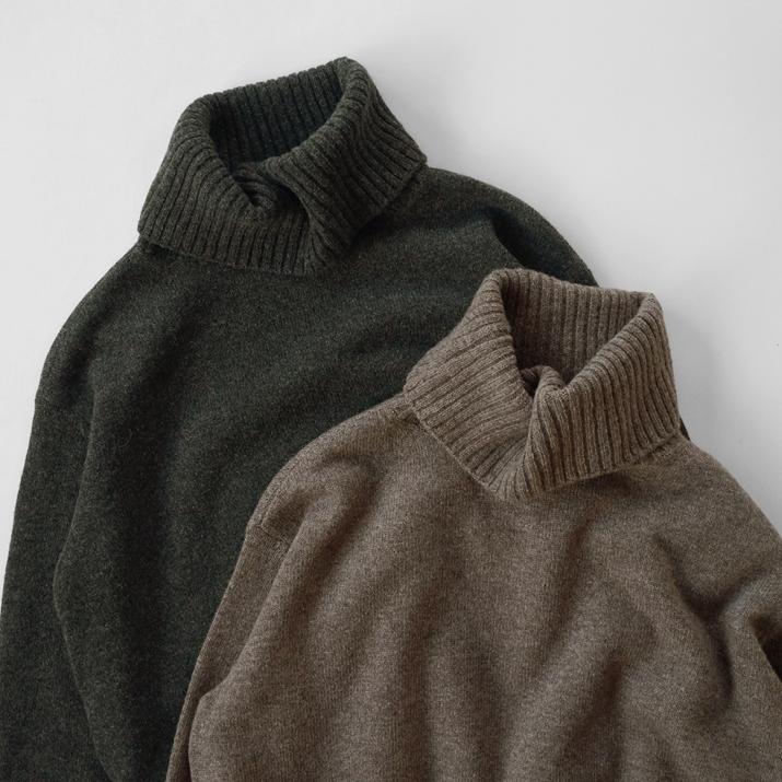 【試着のみ未使用】COTTO♡コトゥー　激可愛♡ビジュータートルニット　カシミヤ ノルディックショール│OTA KNIT ┃ to touch