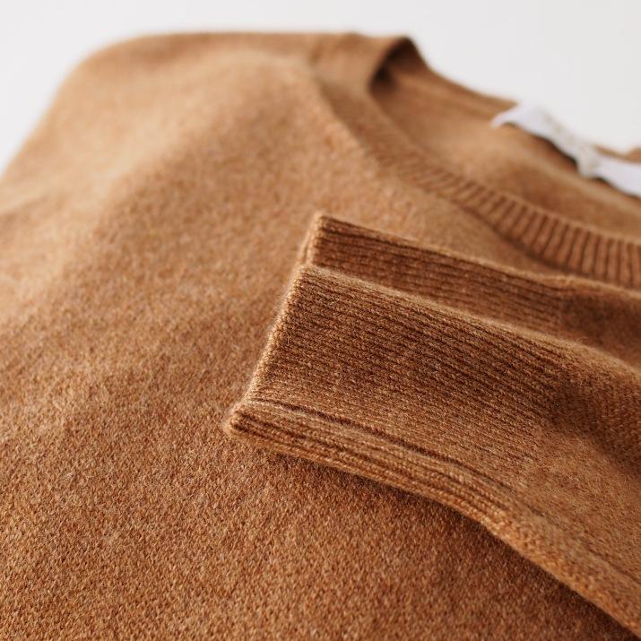 PRODIGAL カシミヤ 100％ クルーネック ワンピース ニット  