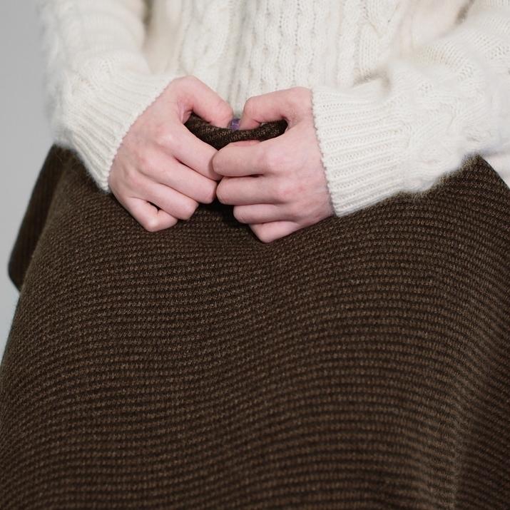 PRODIGAL（プロディガル） カシミヤ 100％ ナナメライン柄