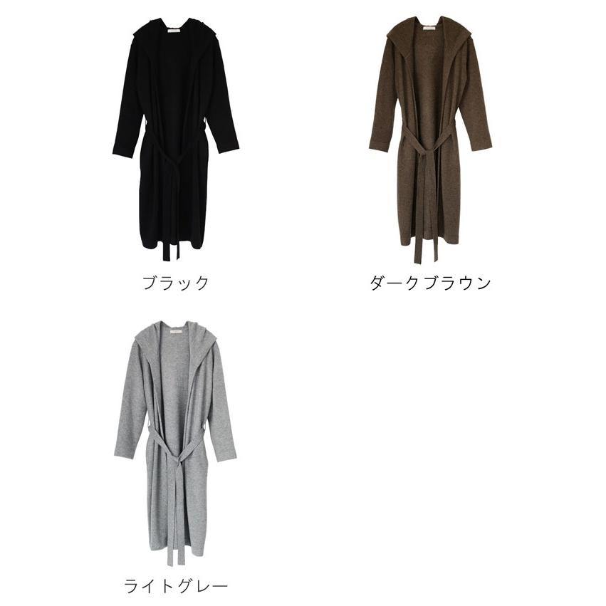 PRODIGAL カシミヤ 100% フード付き ロングカーディガン PRODIGAL カシミヤ 100% フード付き ロングカーディガン