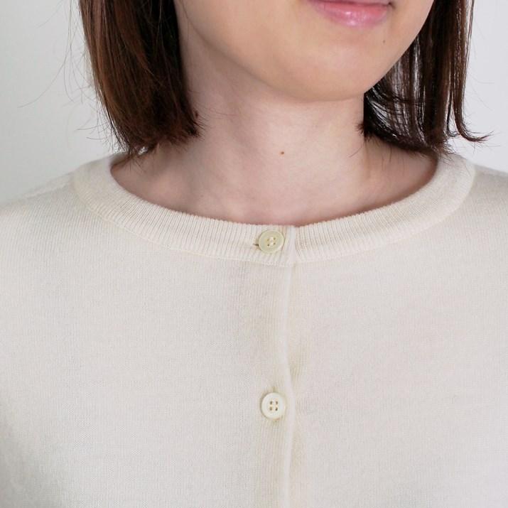 PRODIGAL（プロディガル） ウールカシミヤ 2way ラウンド カーディガン