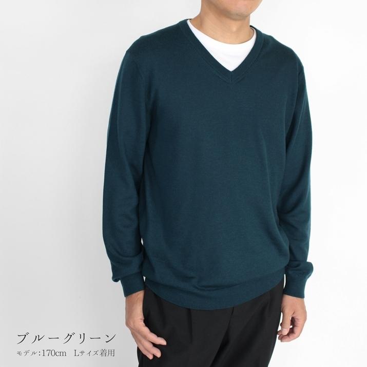 PRODIGAL（プロディガル） ウール 100％ メンズ Vネック プルオーバー