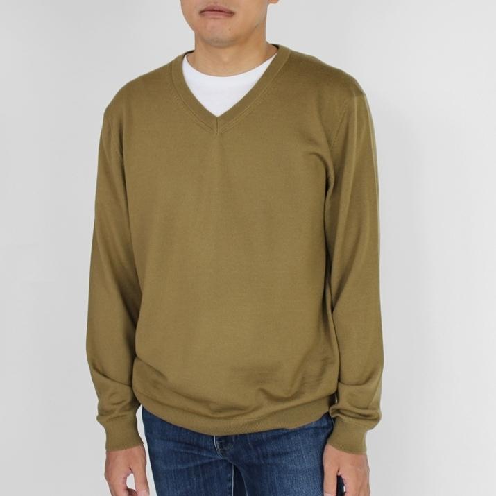 PRODIGAL（プロディガル） ウール 100％ メンズ Vネック プルオーバー