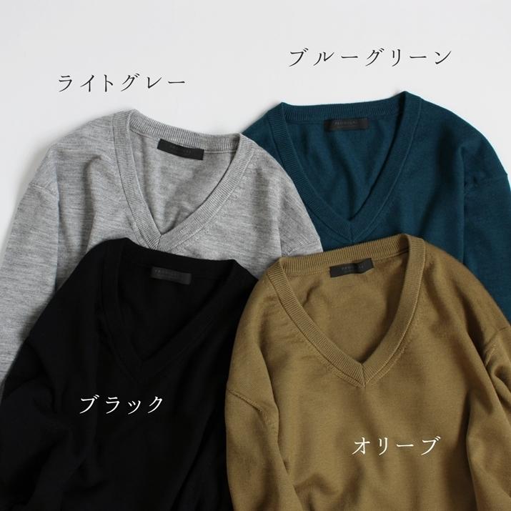 PRODIGAL（プロディガル） ウール 100％ メンズ Vネック プルオーバー