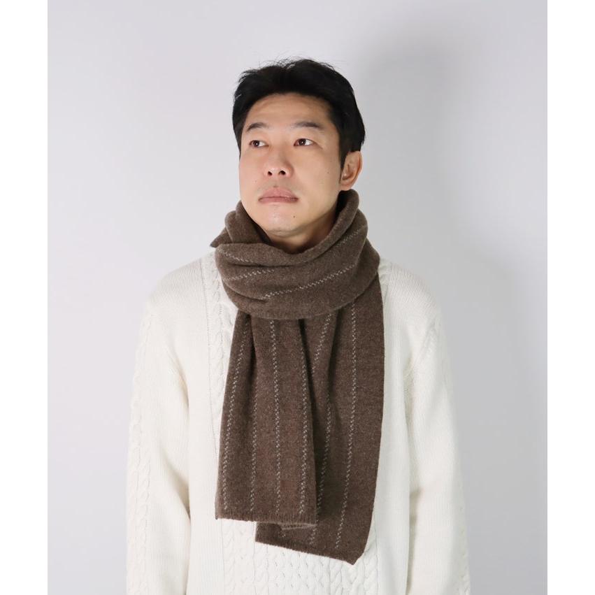 PRODIGAL（プロディガル） カシミヤ 100％ ストライプ柄 マフラー