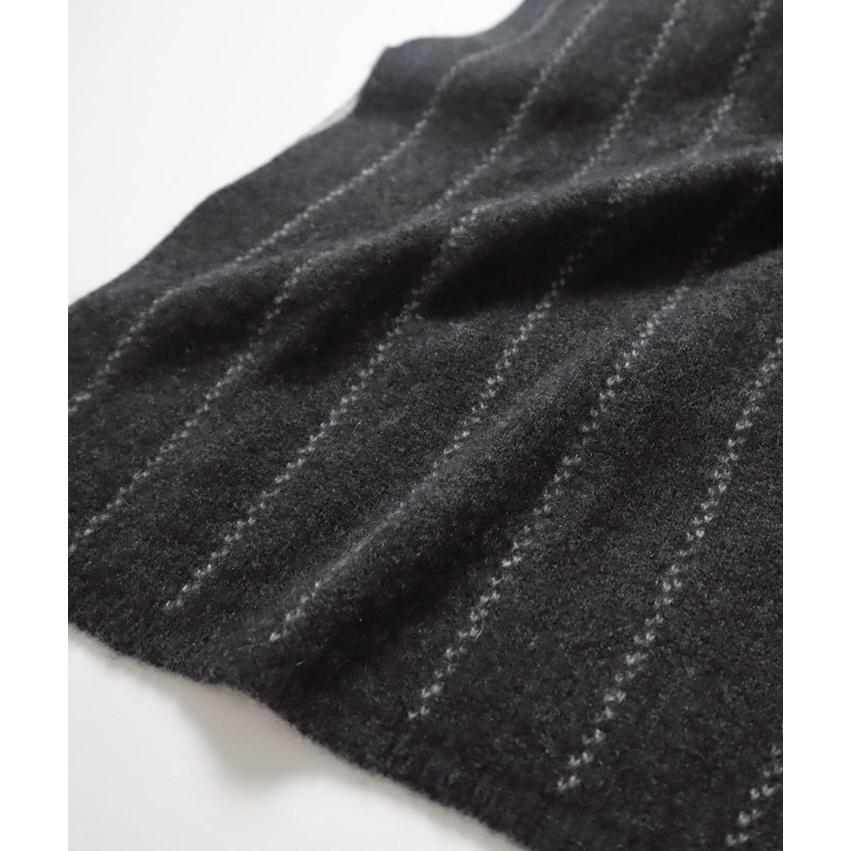 男女兼用　PRADA カシミヤ マフラー 青茶ストライプ 男女兼用 PRADA カシミヤ マフラー 青茶ストライプ 男女兼用 PRADA