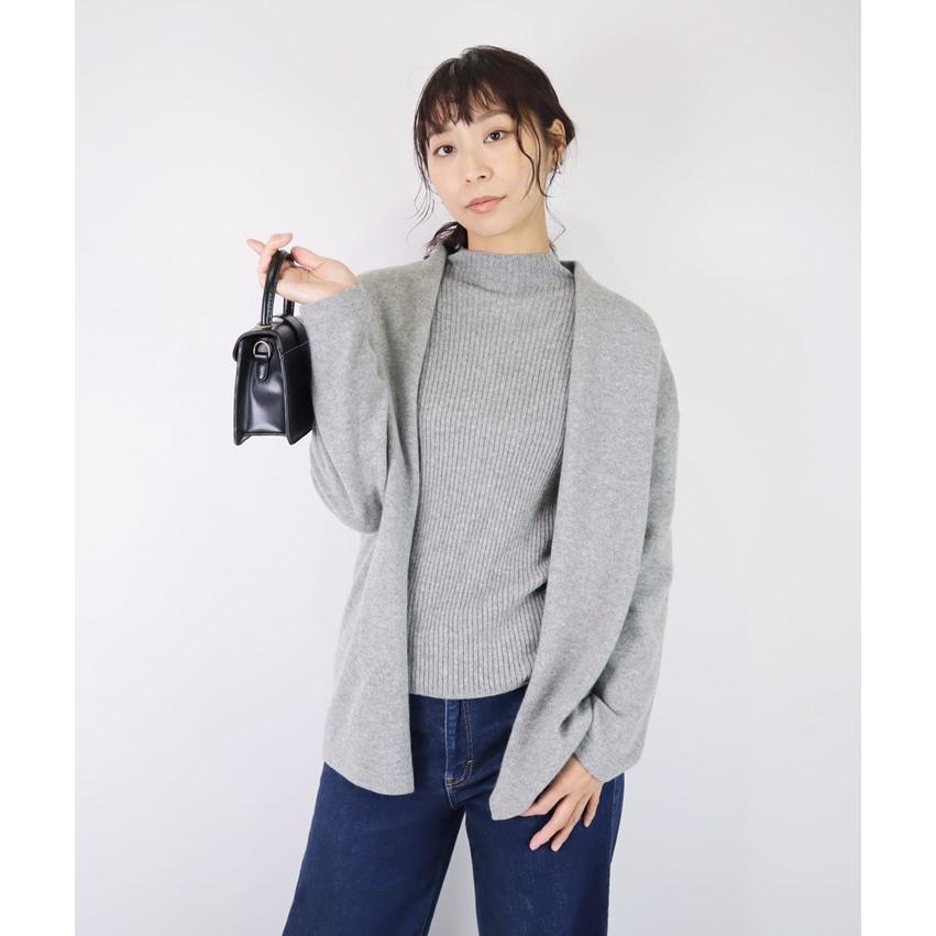 PRODIGAL（プロディガル） カシミヤ 100％ リブ ハイネック セーター