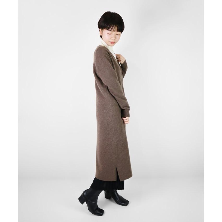 PRODIGAL（プロディガル） カシミヤ 100％ Vネック ワンピース ニット