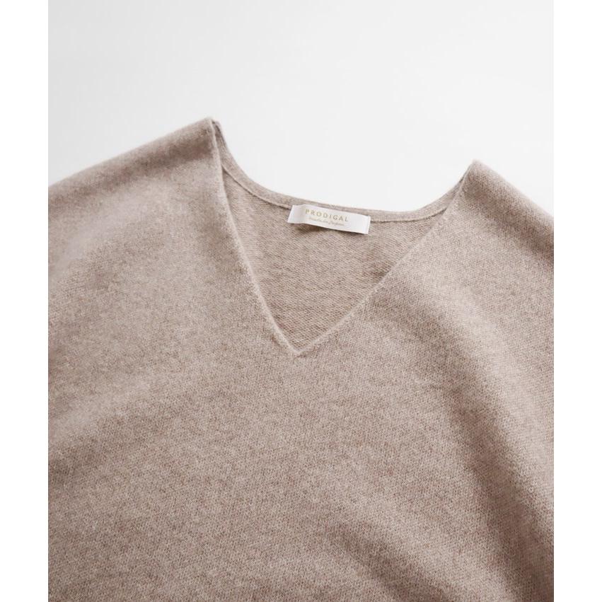 PRODIGAL（プロディガル） カシミヤ 100％ Vネック ワンピース ニット