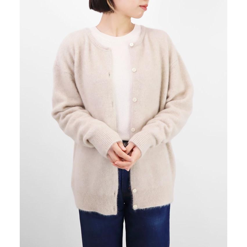PRODIGAL ラクーン クルーネック カーディガン ニット 秋 冬 日本製