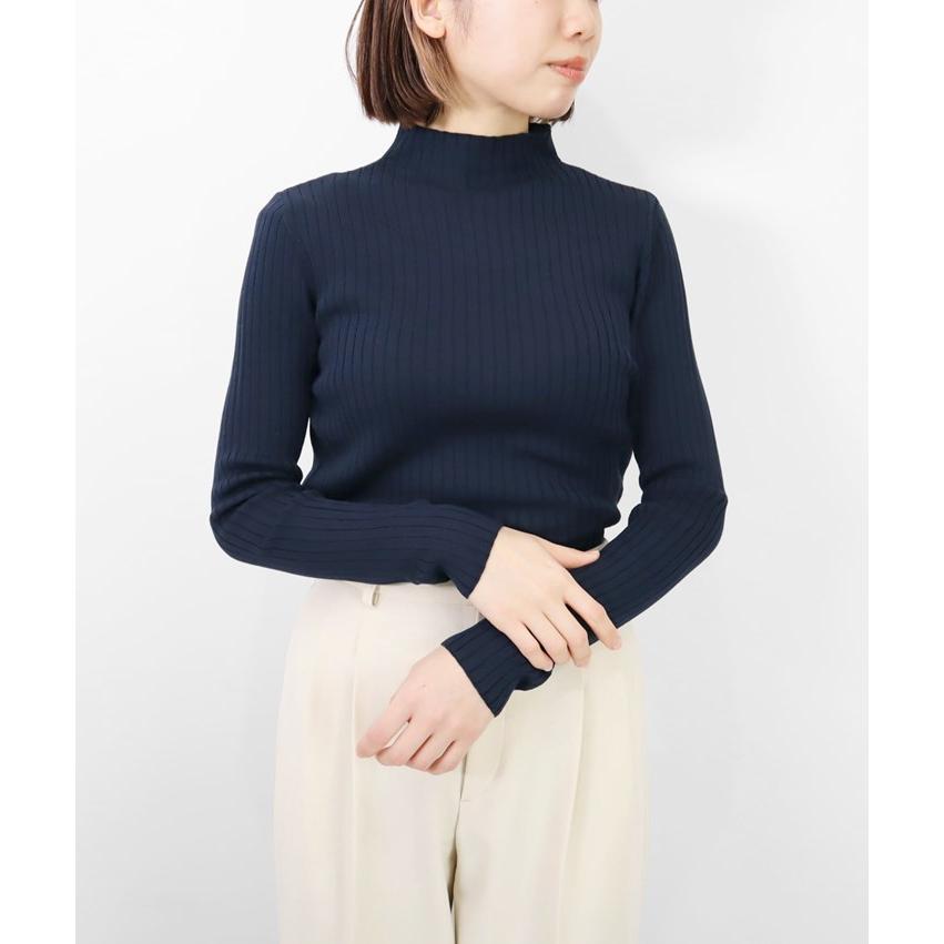 PRODIGAL（プロディガル） 洗える シルク100％ リブニット 長袖 日本製