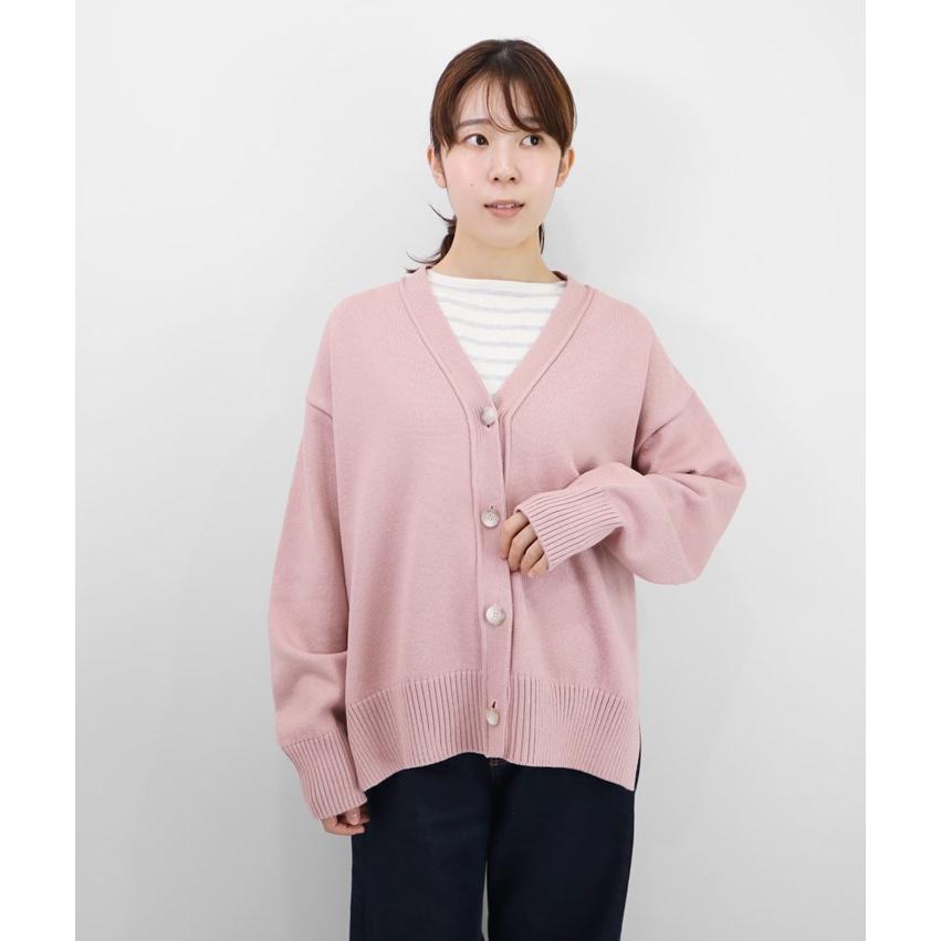 PRODIGAL コットン カーディガン 春 秋 レディース 日本製 フリーサイズ 綿 ミドル丈 ニット 羽織り 五泉ニット ストレッチコットンカーディガン PRODIGAL（プロディガル） コットン カーディガン 春 秋 レディース