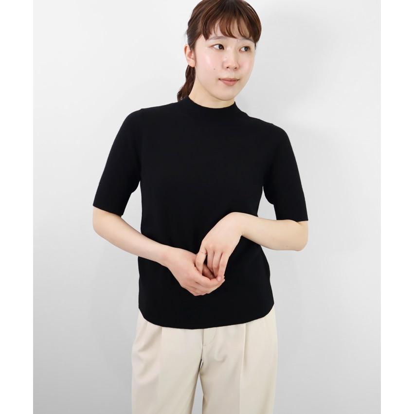 新品２４FW archivio 肉厚カシミヤ100％ハイネックセーター 38号 洗える】カシミヤブレンド ハイネック ニット （ニット・セーター）｜S