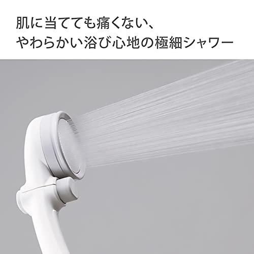 タカギ(takagi) シャワーヘッド シャワー キモチイイシャワピタT 節水 低水圧 工具不要 JSB012｜yafuu-tosa｜03
