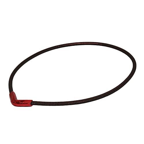 ファイテン(phiten) RAKUWAネックX50 Vタイプ メタリックレッド 50cm