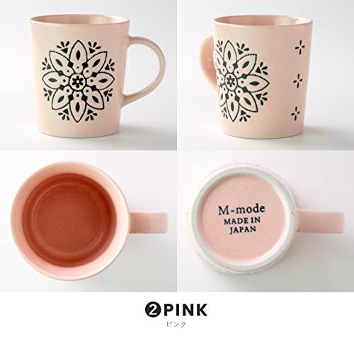 みのる陶器 美濃焼 Moroccan(モロッカン) マグカップ ピンク φ8×H8.5cm｜yafuu-tosa｜02
