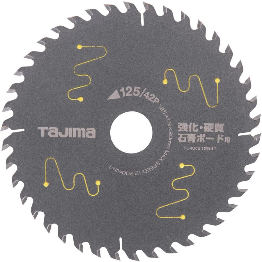 タジマ(Tajima) チップソー 強化・硬質石膏ボード用 125-42P TC