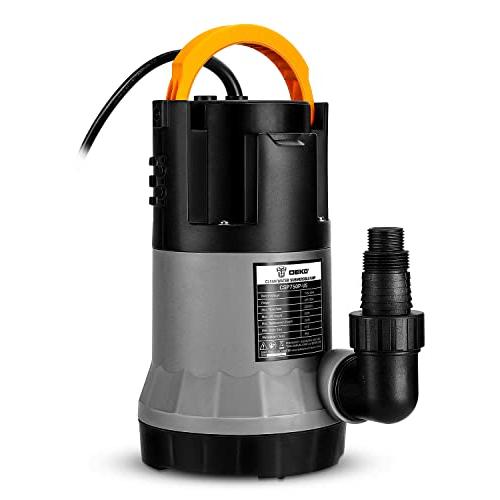 750W 水中ポンプ DEKO 底部入水式 排水ポンプ 最大吐出量12500L/H 最大