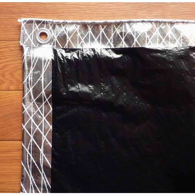 日よけ 断熱シート テクミラー2000 遮光率99.9%以上 四方ハトメタイプ