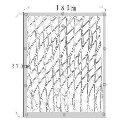 日よけ 断熱シート テクミラー2000 遮光率99.9%以上 四方ハトメタイプ