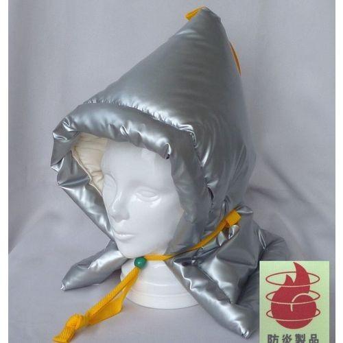 防災頭巾 カバー付きセット 日本防炎協会認定品 アルミ防災頭巾 M