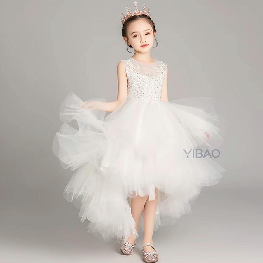 子供ドレス 女の子 フォーマルドレス チュール フォーマル発表会 結婚式 ワンピース 子ども キッズドレス キッズ 子供服 ドレス パーティドレス 子供フォーマルの画像