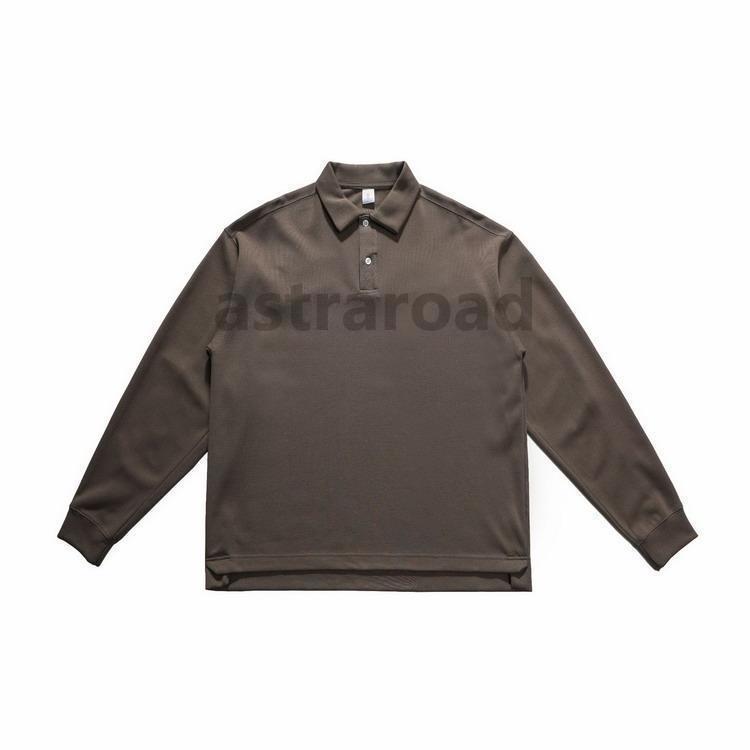 ポロシャツ 長袖 polo トップス 長袖ポロ 秋服 秋物 無地