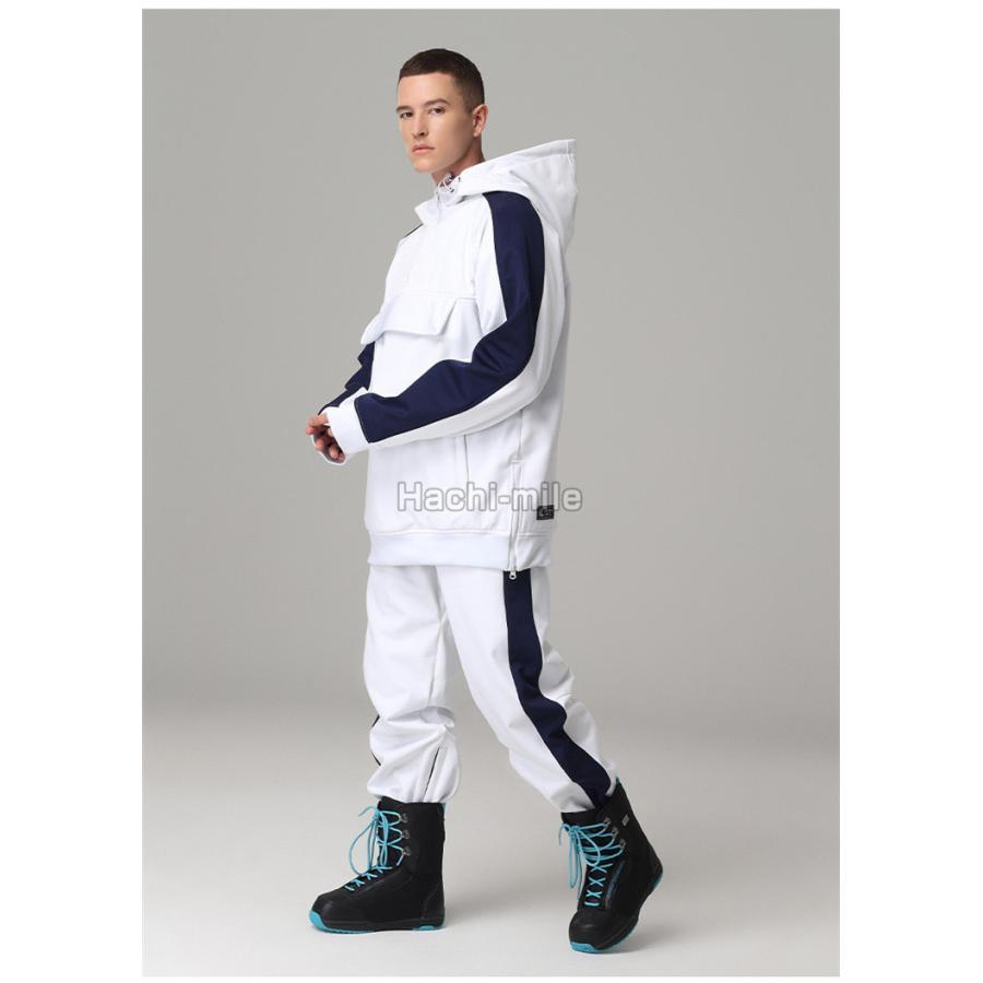 【国産】 スノーボードウェア 上下セット スキーウェア メンズ レディース パーカー パンツ 配色 おしゃれ スノーボード ジェンダーレス 【X2541679554】(16646円)