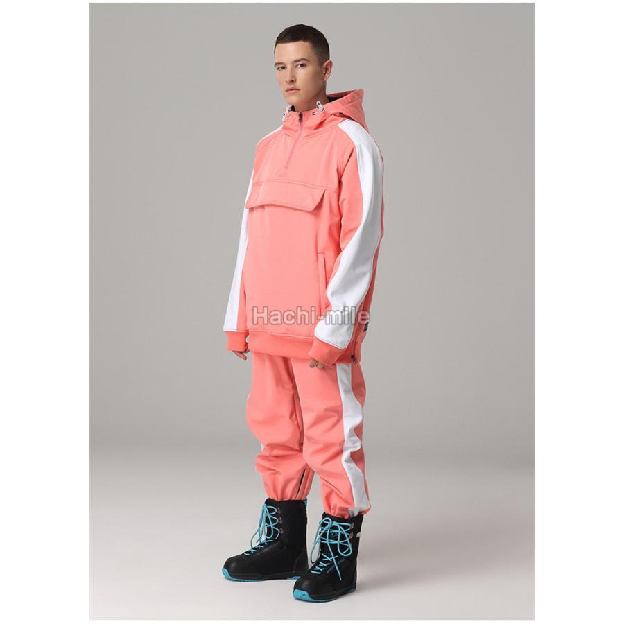 【国産】 スノーボードウェア 上下セット スキーウェア メンズ レディース パーカー パンツ 配色 おしゃれ スノーボード ジェンダーレス 【X2541679554】(16646円)