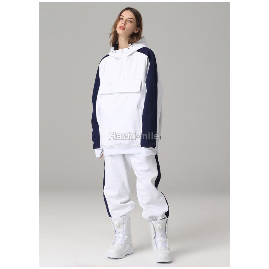 【国産】 スノーボードウェア 上下セット スキーウェア メンズ レディース パーカー パンツ 配色 おしゃれ スノーボード ジェンダーレス 【X2541679554】(16646円)