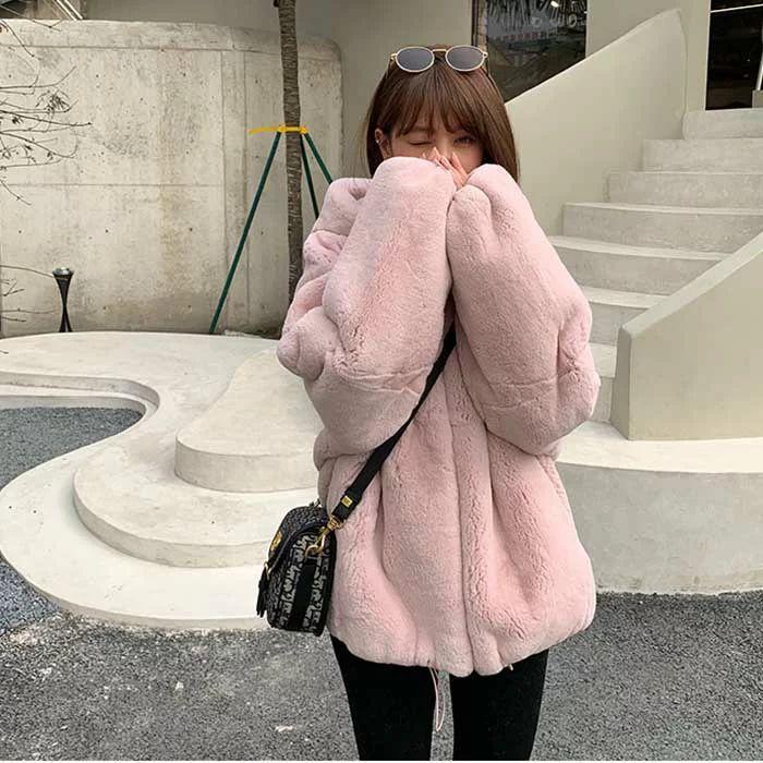 ファーパーカー パーカー フーディー レディース 秋冬 ふわふわボリュームファーパーカー アウター ショート丈 長袖 羽織 フェイクファー エコファー ジャケット | ブランド登録なし | 02