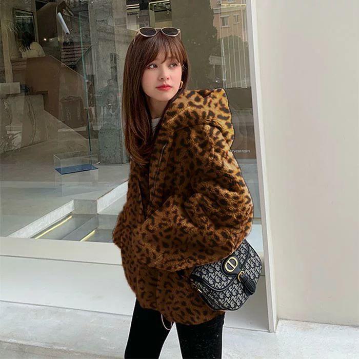 ファーパーカー パーカー フーディー レディース 秋冬 ふわふわボリュームファーパーカー アウター ショート丈 長袖 羽織 フェイクファー エコファー ジャケット | ブランド登録なし | 08