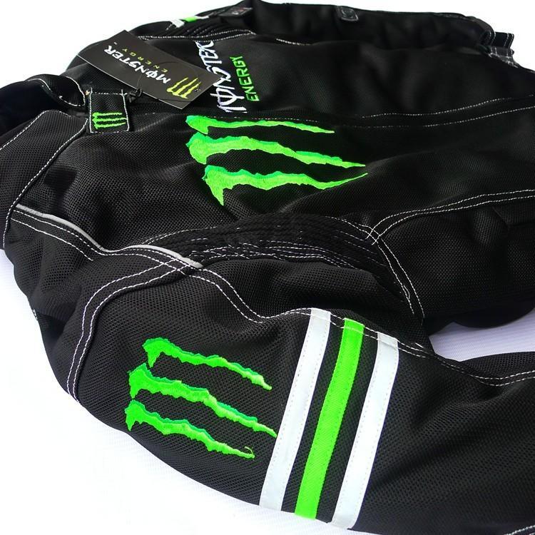 無料発送 モンスターエナジー メッシュ バイクジャケット 春夏秋