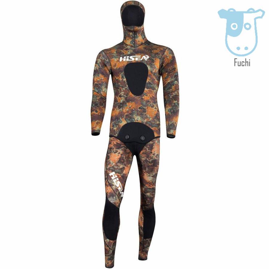 ウェットスーツ メンズ 5mm スピアフィッシング 魚突き フード一体式 2