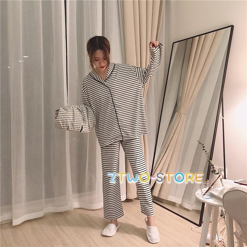 パジャマ レディース 前開き 春夏秋冬 長袖 ルームウェア 寝巻き 2点セット 綿 長ズボン シャツパジャマ 寝間着 部屋着 体型カバー 韓国風 可愛い 新品 | ブランド登録なし | 07