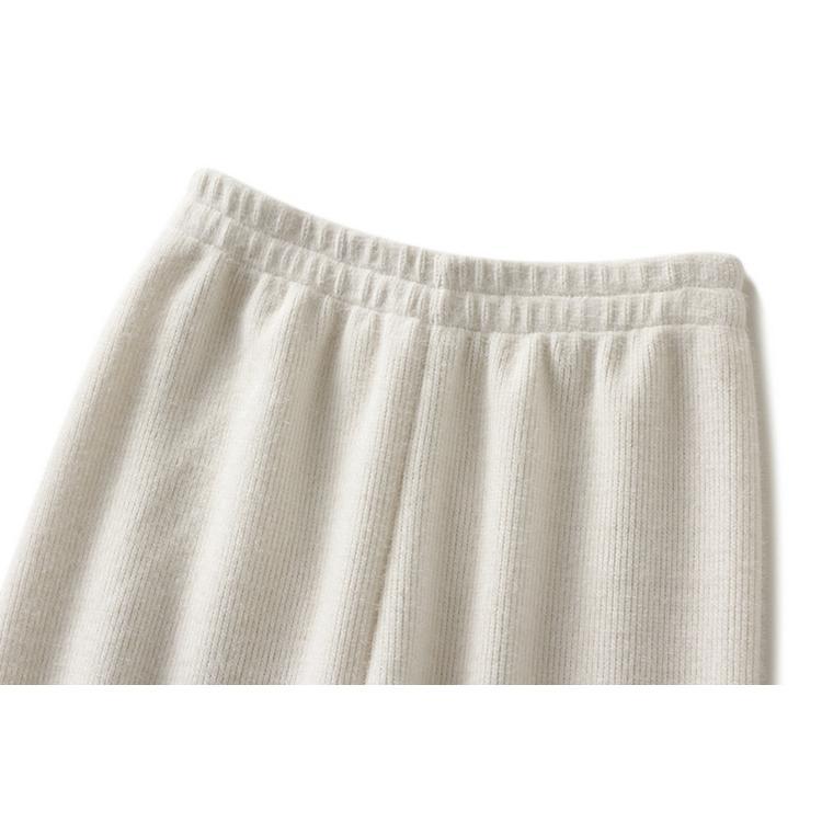 ワイドパンツ パンツ レディース 40代 秋冬 ボトムス ロングパンツ 韓国風 おしゃれ 20代 30代 50代 ハイウエスト あったか ゆったり 楽ちん | ブランド登録なし | 12