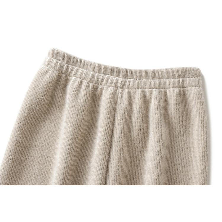 ワイドパンツ パンツ レディース 40代 秋冬 ボトムス ロングパンツ 韓国風 おしゃれ 20代 30代 50代 ハイウエスト あったか ゆったり 楽ちん | ブランド登録なし | 06