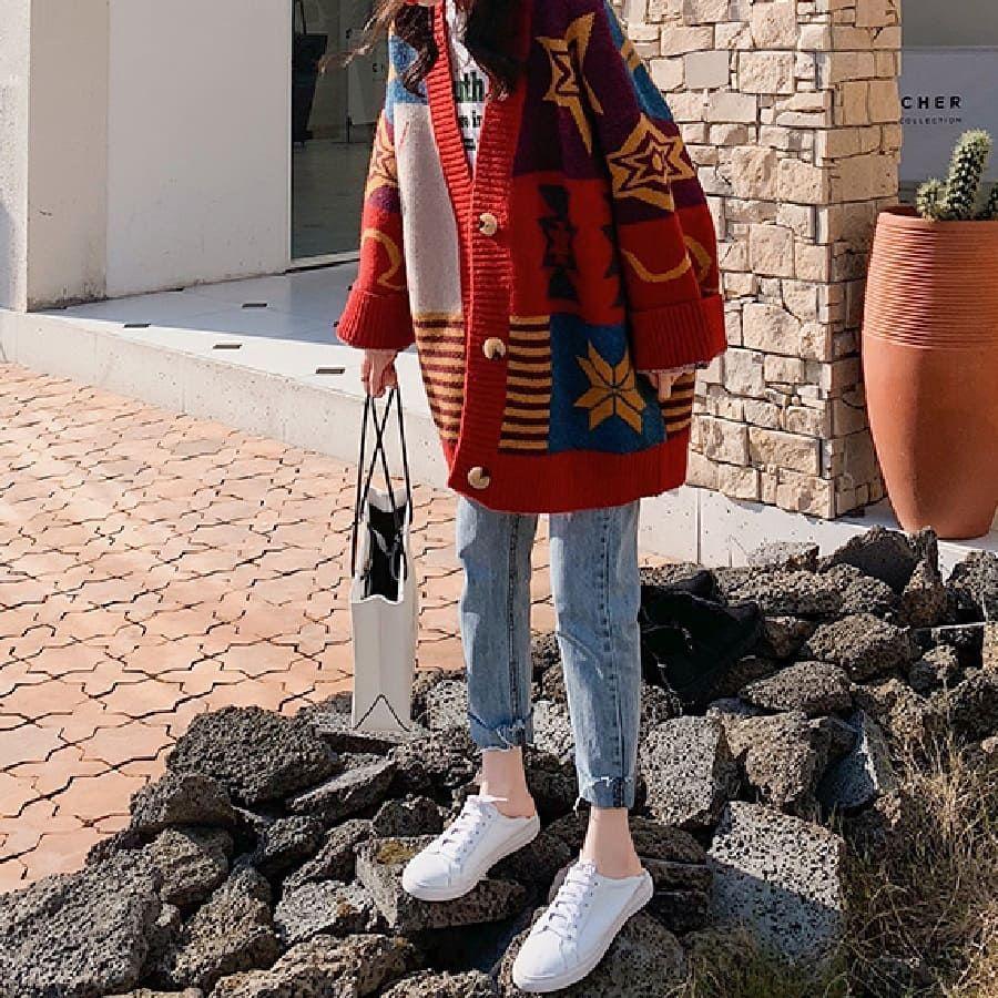 高校生 中学生 10代 20代 ファッション 韓国 ファッション カーディガン ルーズ レディース ニット 9130 高校生 中学生 10代 20代 ファッション 韓国 カーディガン ルーズ