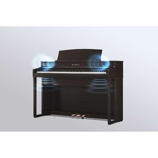 KAWAI カワイ 電子ピアノ プレミアムローズウッド調仕上げ CA401R [88鍵盤]の画像