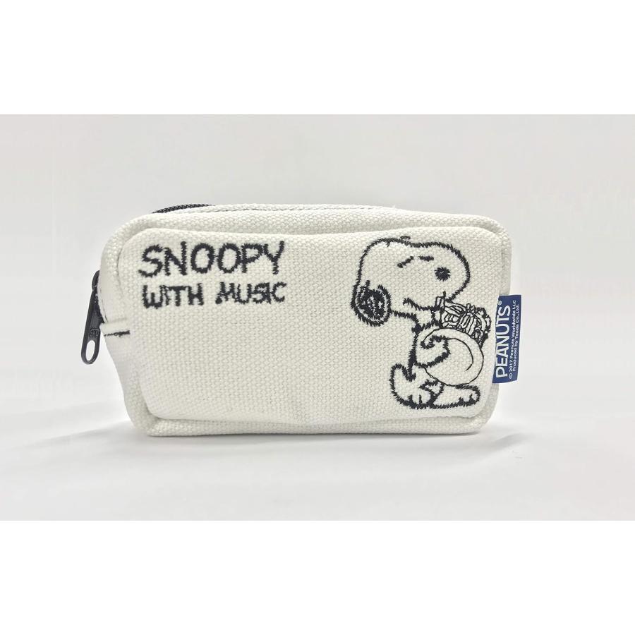 SNOOPY with Music トラペットマウスピースポーチ SMPTPBG wgteh8f SNOOPY with Music スヌーピー マウスピースポーチ 限定品《ホワイト
