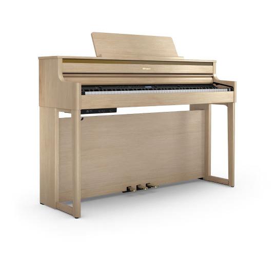 【組立・設置無料】Roland/ローランド 電子ピアノ HP704-LAS（ライトオーク調）の画像