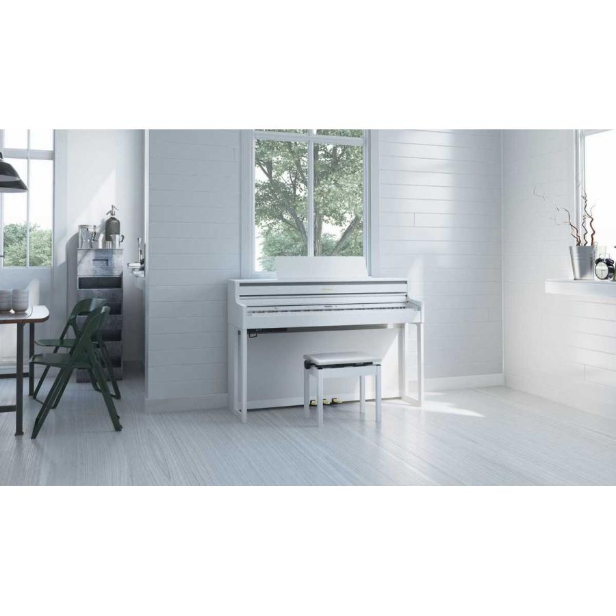 【組立・設置無料】Roland/ローランド 電子ピアノ HP704-WHS（ホワイト）の画像