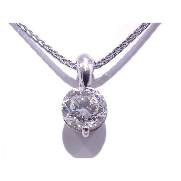 Pt850/900　プラチナ　ネックレス ダイヤモンド 1.016ct 【中古】【程度A】【ノーブランド】の画像